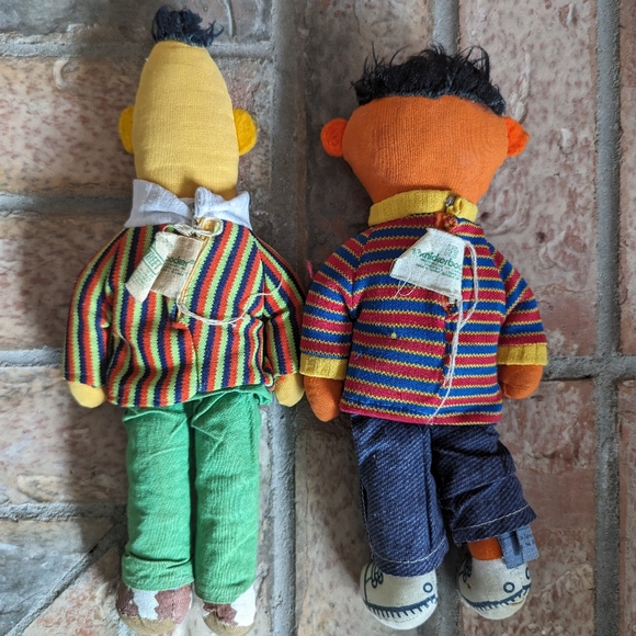 Sesame Street Knickerbocker - 1970's - Bert and Ernie - Vintage - Toys - Used - Picture 3 of 9